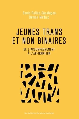 Jeunes trans et non binaires - livre couverture